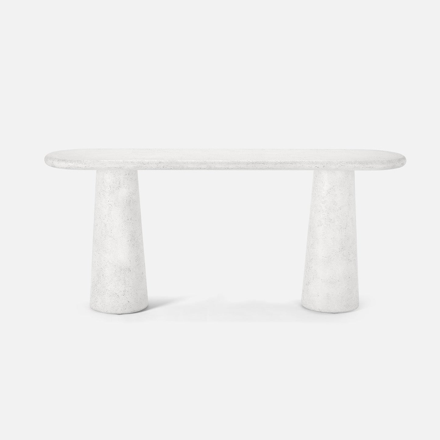 made goods vernon console white long
