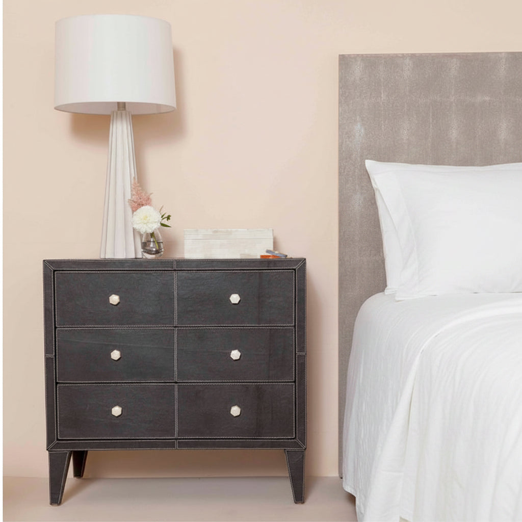 made goods york double nightstand black styled