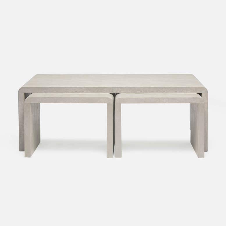made goods harlow nesting coffee tables sand front