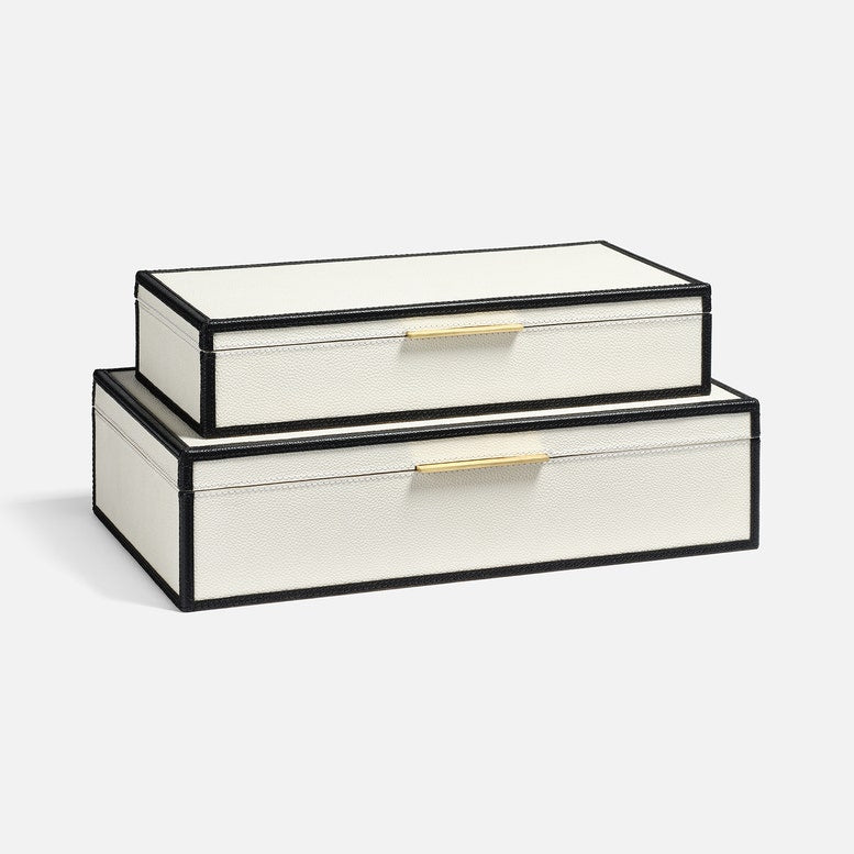 Martin Box Set White Leather