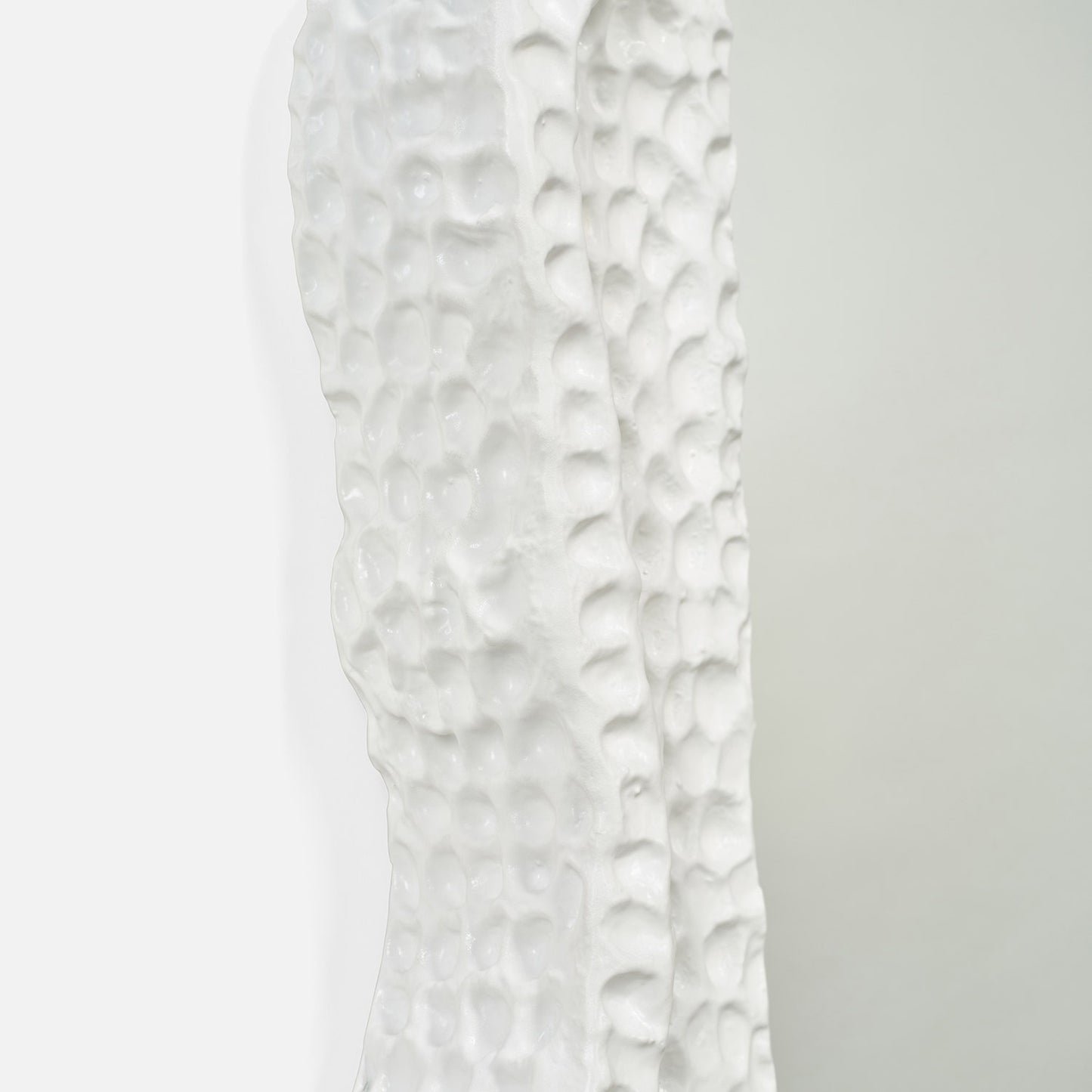 Nora Mirror White Plaster