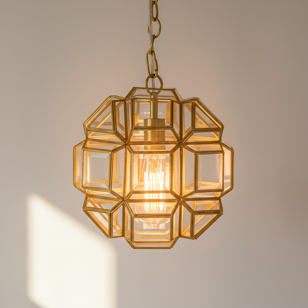 Odalys Pendant Brass Metal