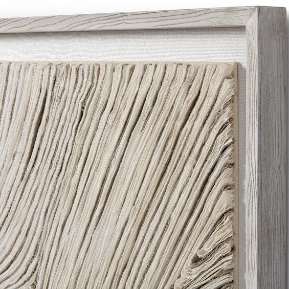 palecek harlowe wall decor white detail