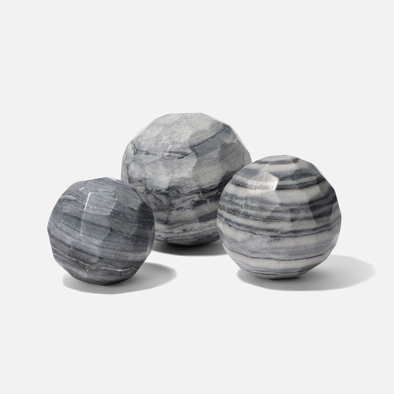 Saul Object Set Gray Marble