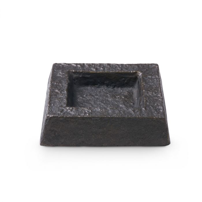 villa and house square bowl bronze front