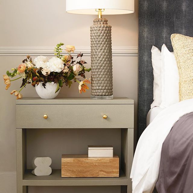 made goods Morgan headboard cool gray shagreen bedroom