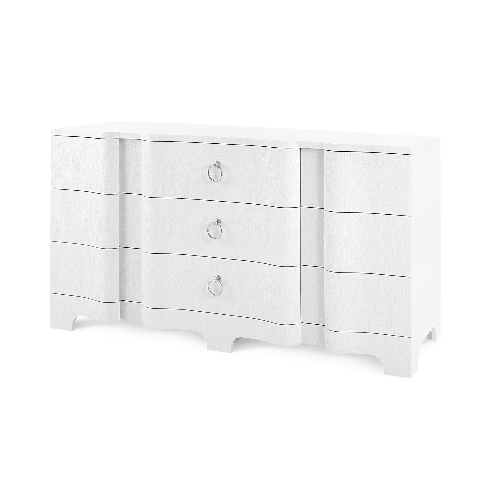 Bardot Large Drawer Extra Large 9 Drawer / Chiffon White Bardot Large Drawer Extra Large 9 Drawer / Chiffon White