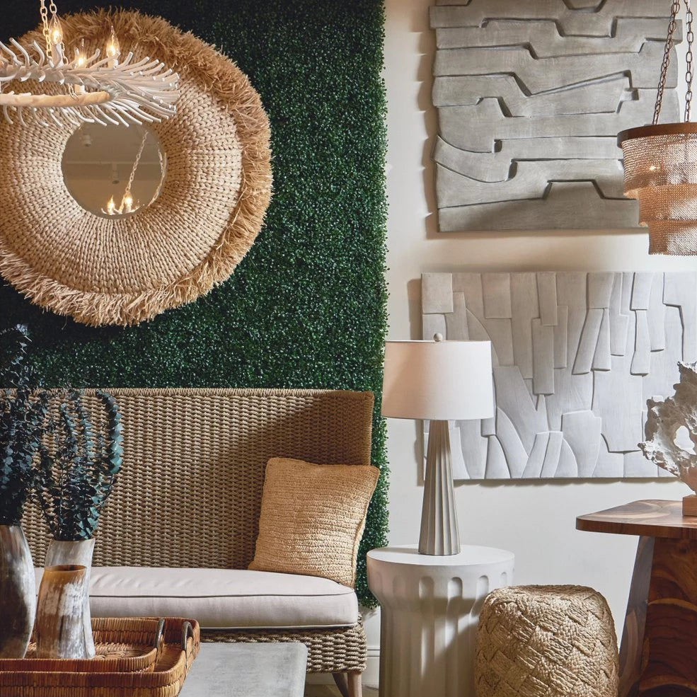 made goods bruna white chandelier round modern