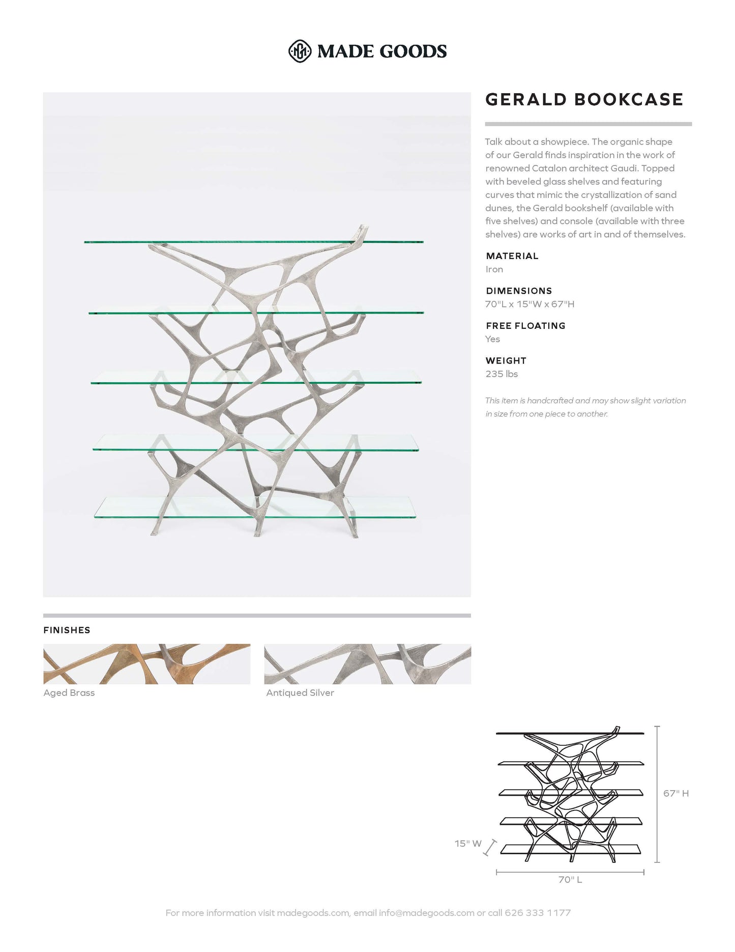 made goods gerald bookcase tearsheet