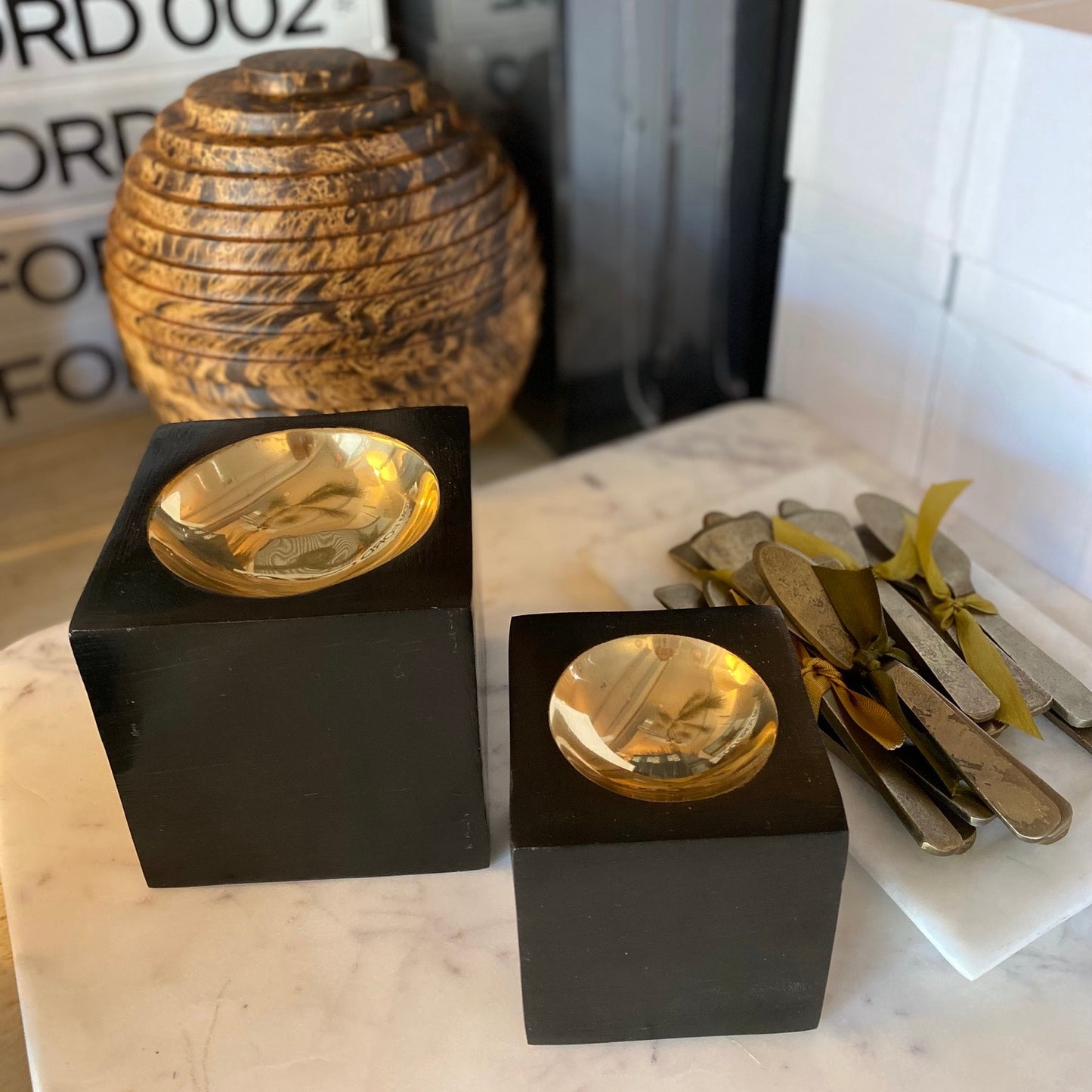 made goods keeva wood set gold