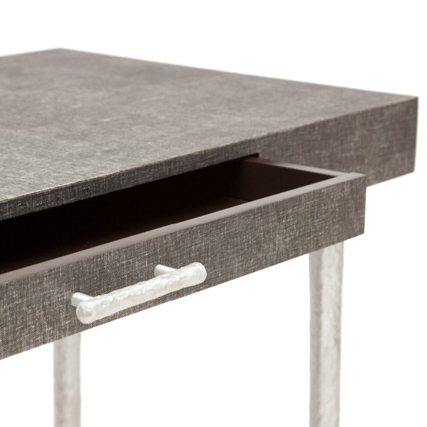 Made Goods Audrey Desk Charcoal Linen