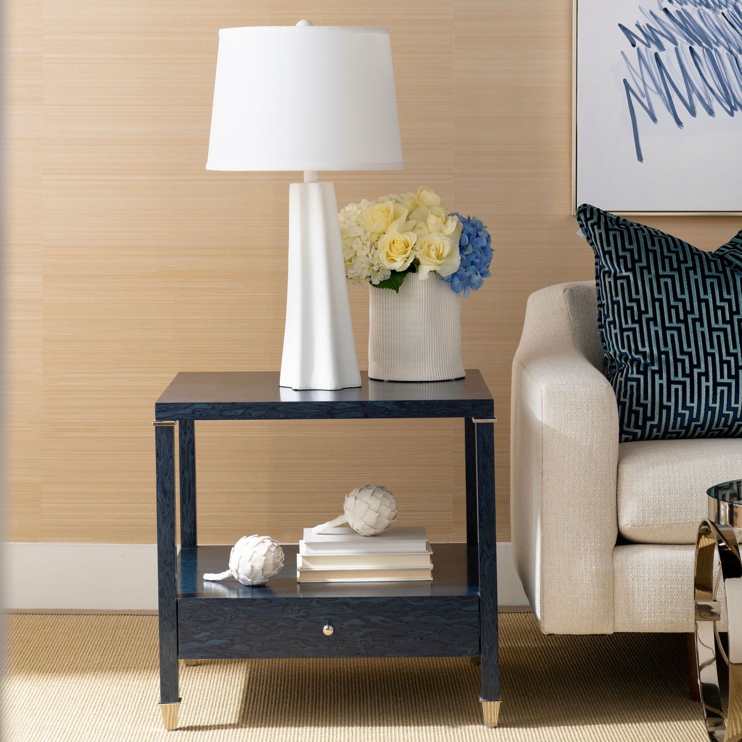 bungalow 5 corum cache pot white container