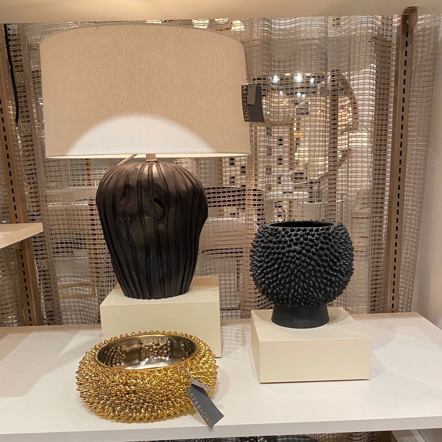 arteriors daria tall vase styled at market