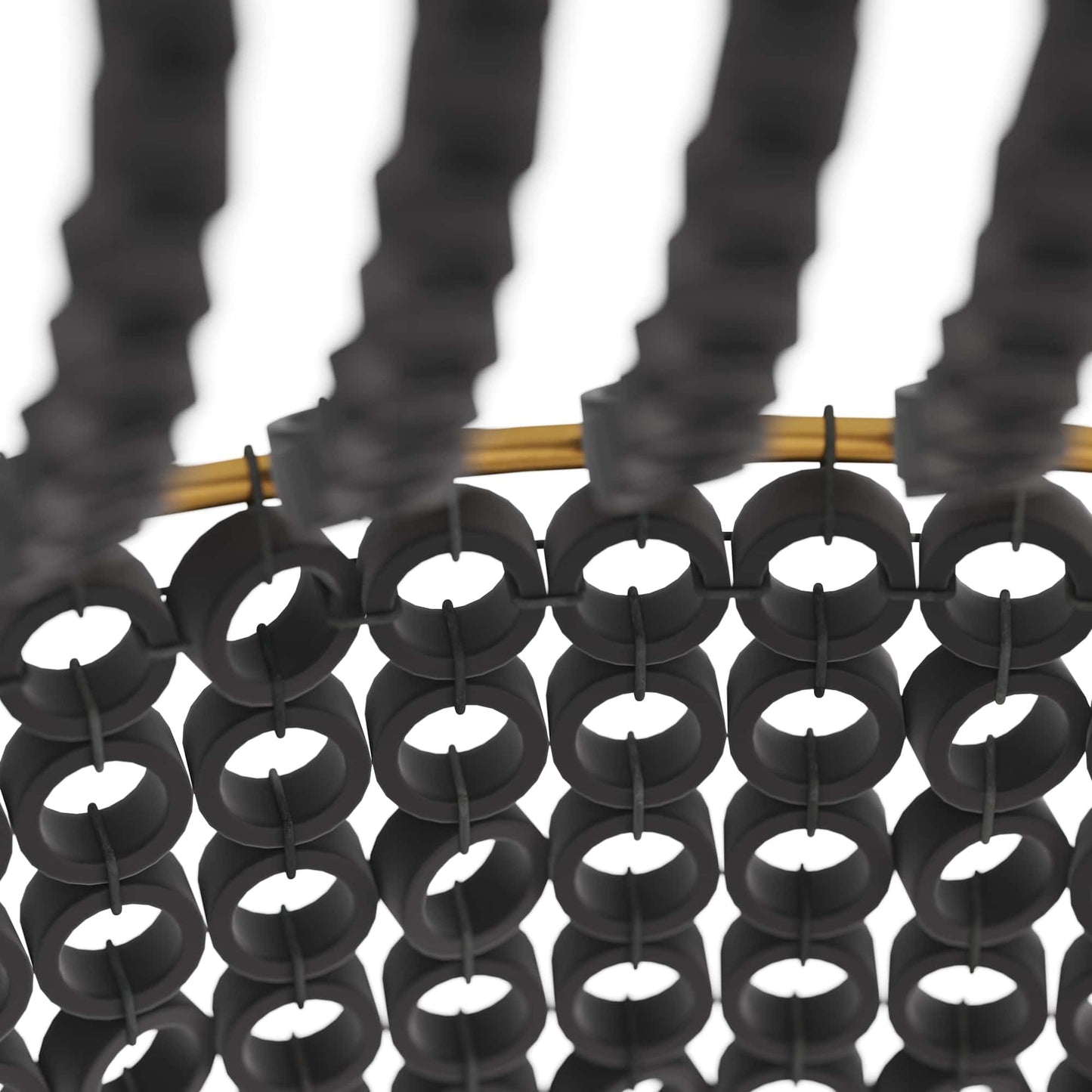 arteriors hannie chandelier gray detail