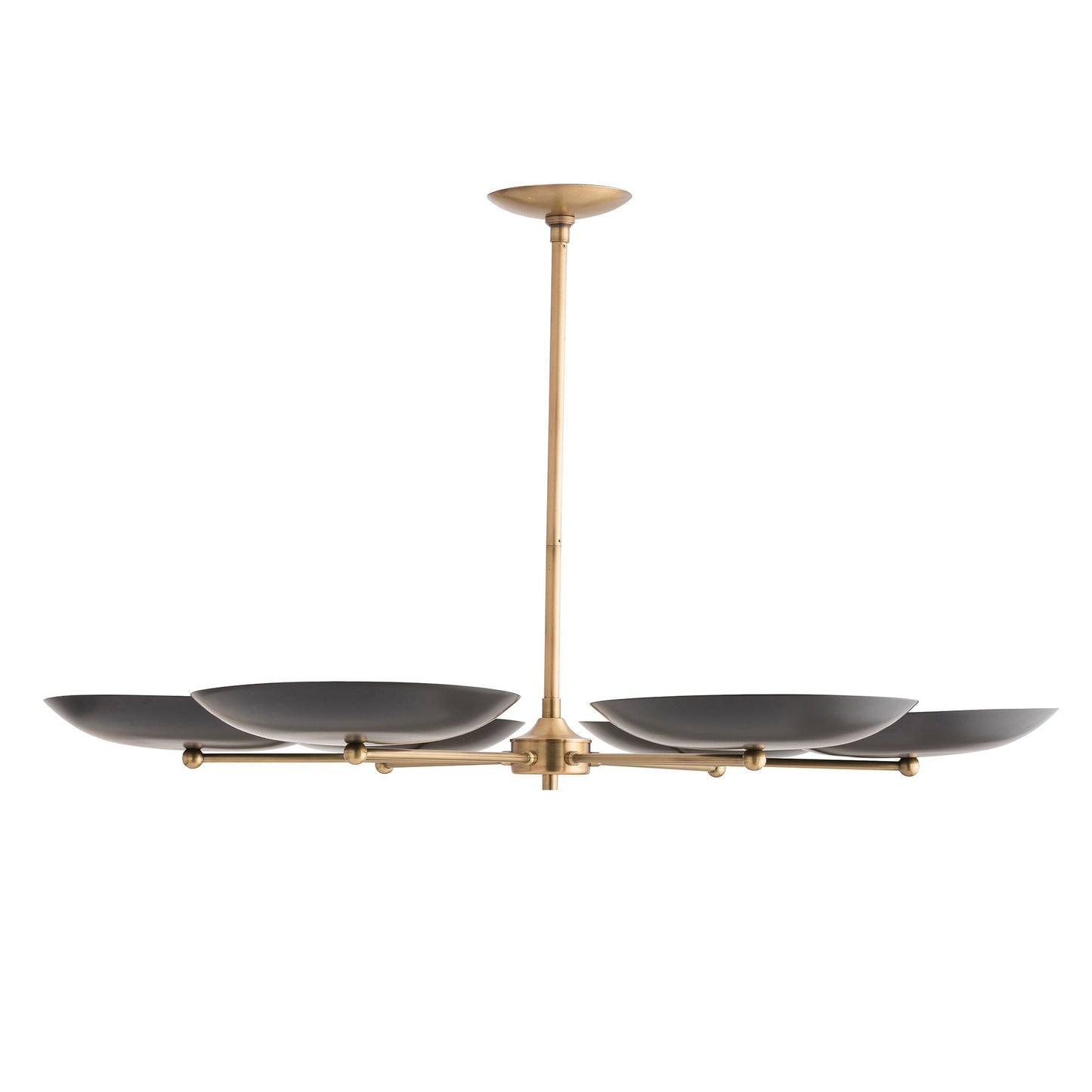 arteriors home griffith pendant antique brass bronze
