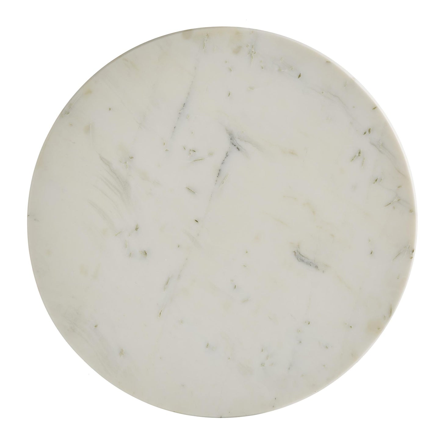 Arteriors Home Kelsie Cocktail Table Round Marble Iron Black