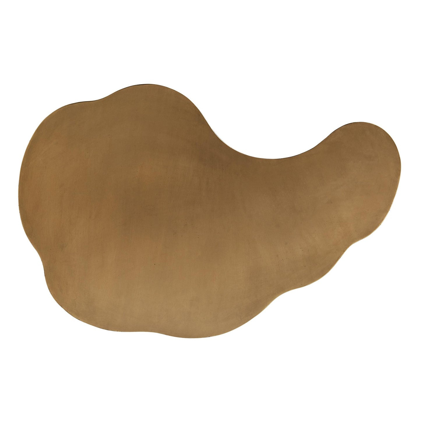 arteriors home meadow cocktail table brass top