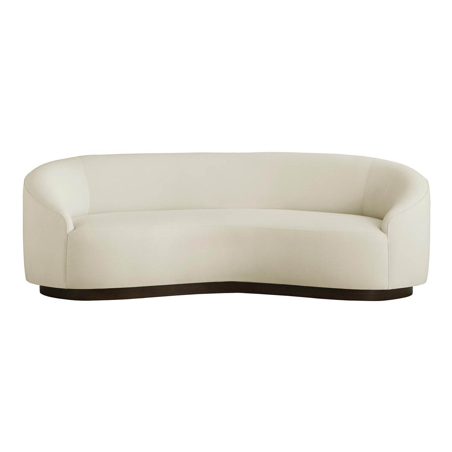 arteriors home turner small sofa muslin
