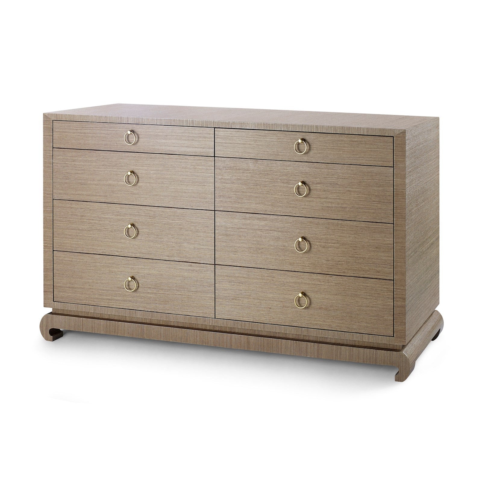 Villa & House Ming Extra Large 8 Drawer Dresser Flax Brown CLAYTON GRAY HOME Villa & House Ming Extra Large 8 Drawer Dresser Flax Brown CLAYTON GRAY HOME