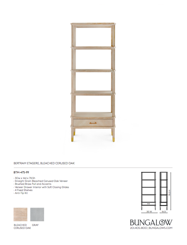 bungalow 5 bertram tearsheet natural