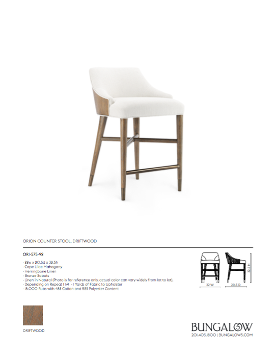 bungalow 5 orion counter stool tearsheet