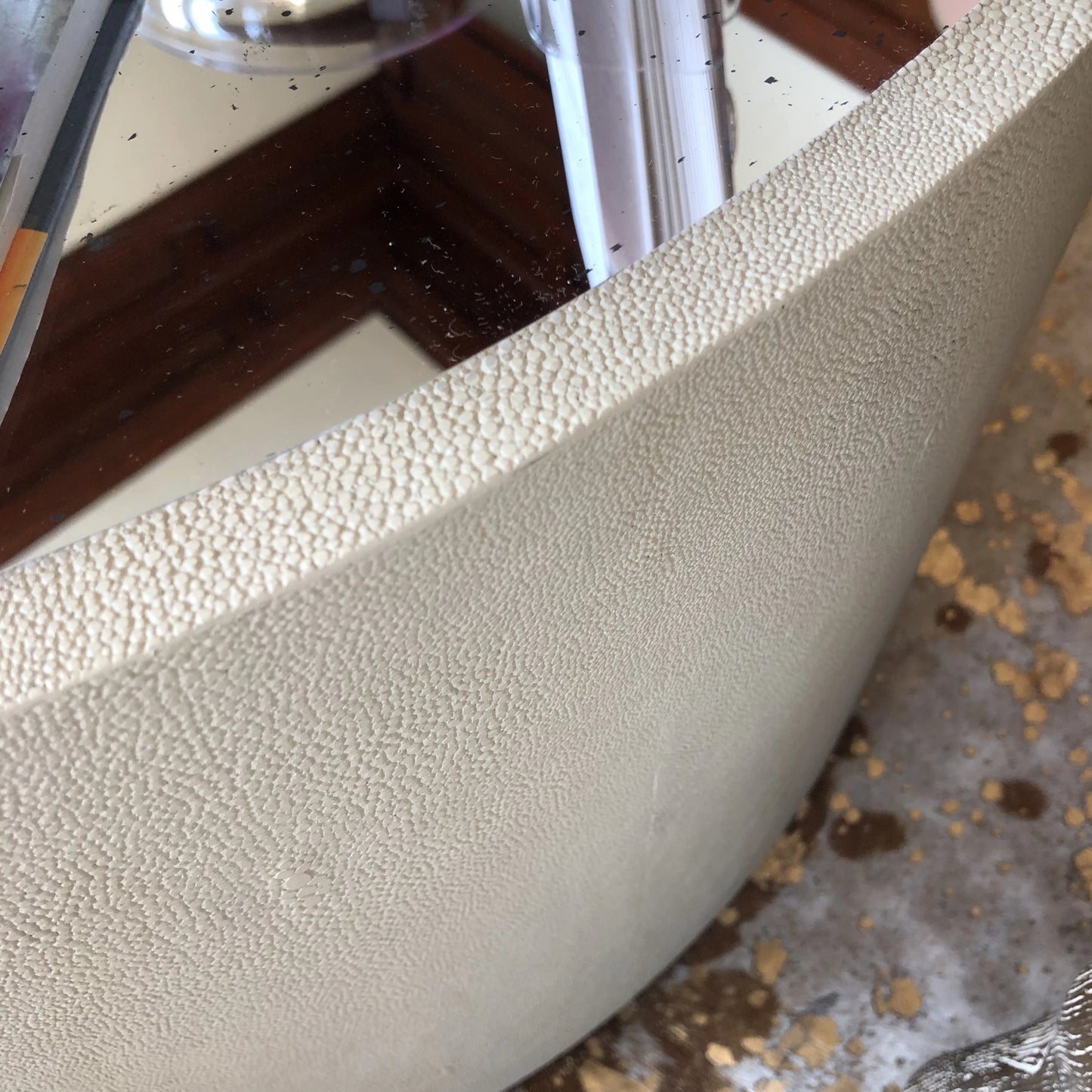 made goods cara round coffee table ivory glass mirror