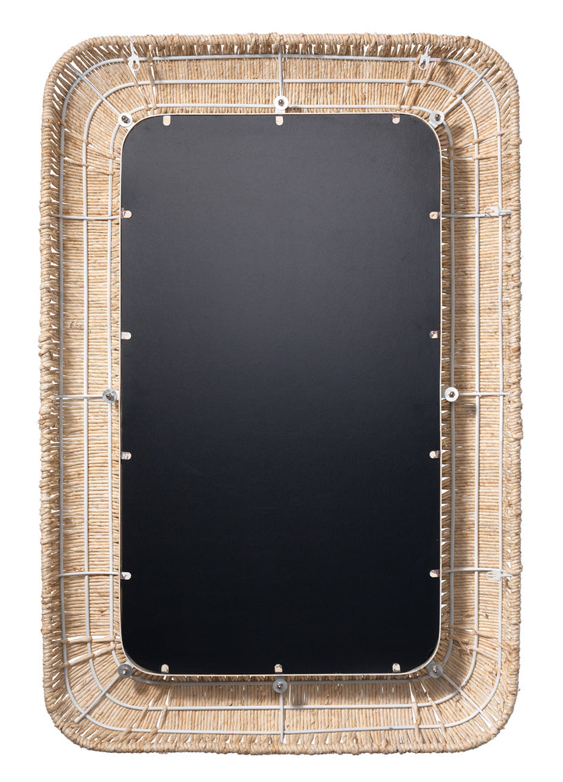 jamie young hollis rectangle mirror back