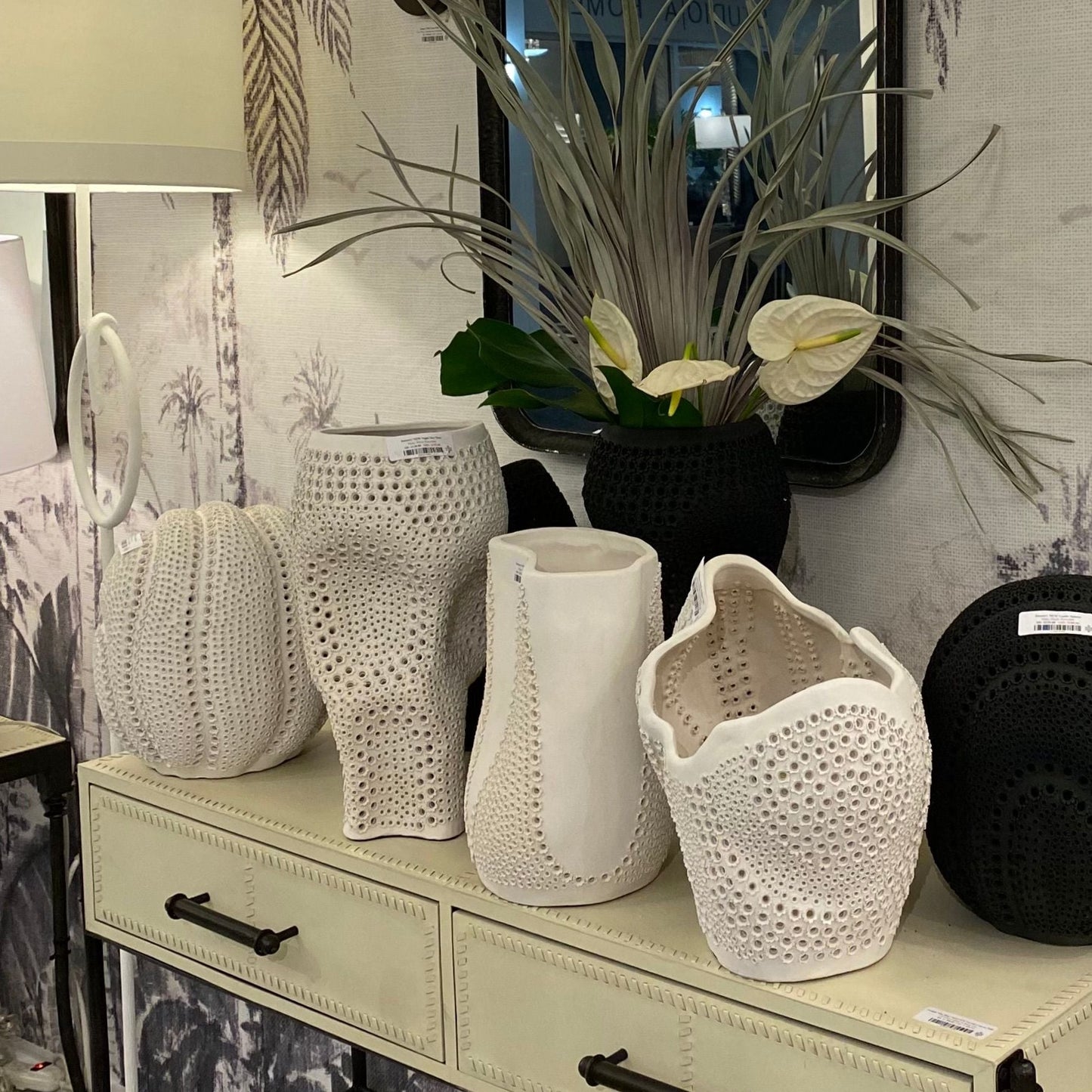 jamie young eclipse vase styled