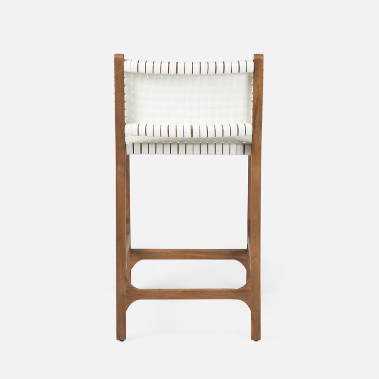 made goods counter stool white back