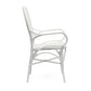 Made Goods Donovan Arm Chair White seating living room chair dining room chair dining chair contemporary chairs chairs seating side view