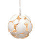 made goods Elba chandelier showroom round shell