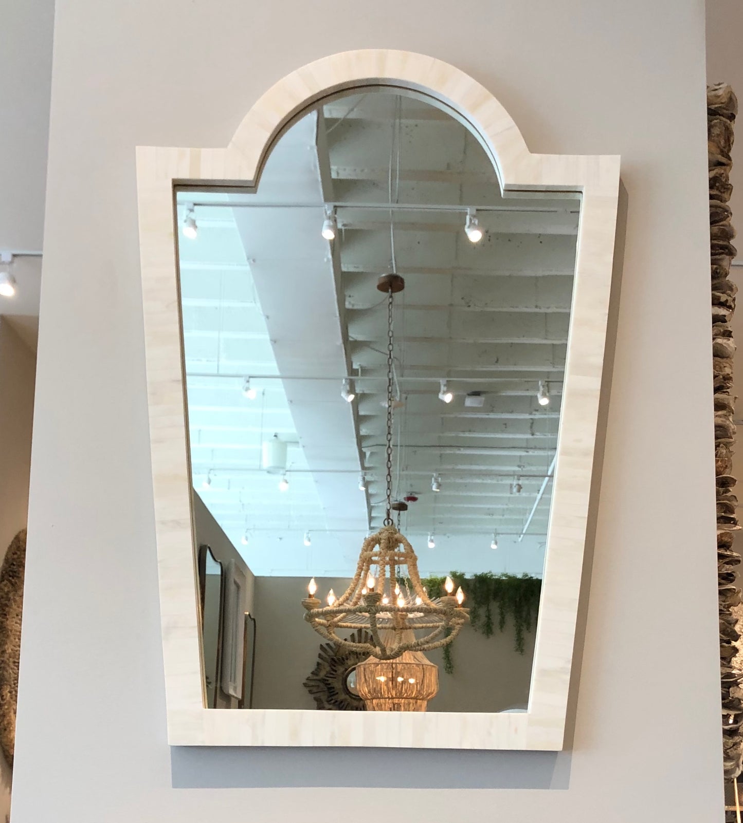 made goods Florence mirror natural bone showroom