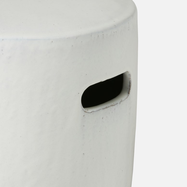 made goods idris stool white handle