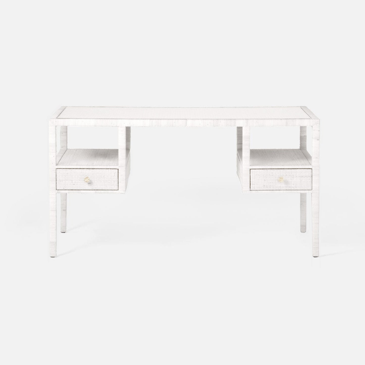 Made Goods Isla Open Shelves Desk White