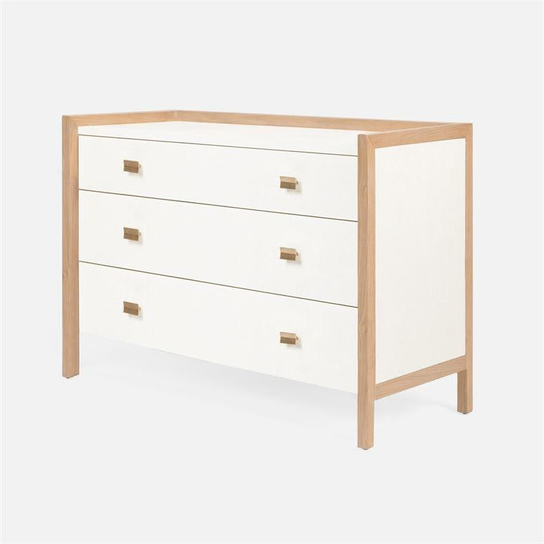 made goods 48" dresser pristine and bleached oak