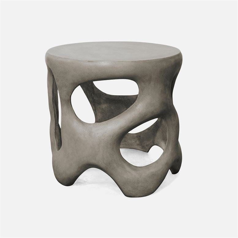 Hyde Side Table Gray Concrete