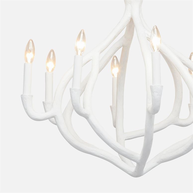 made goods ulla chandelier white detail