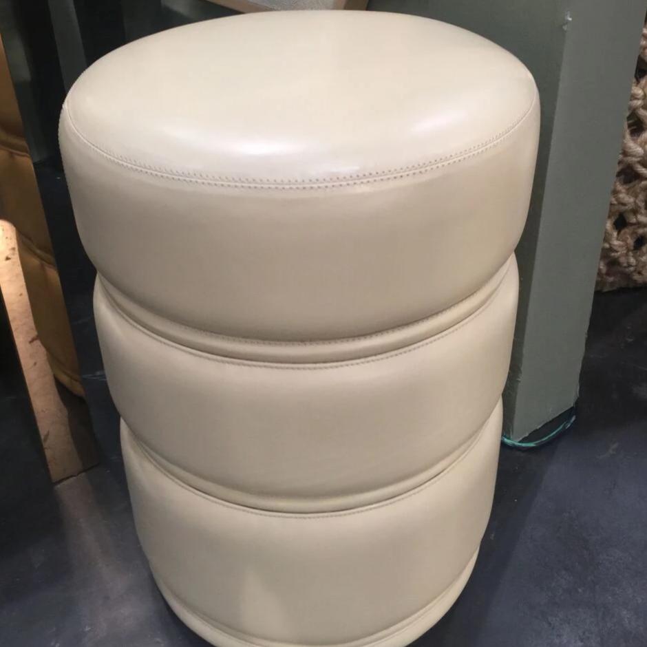 worlds away vaughn stool white leather