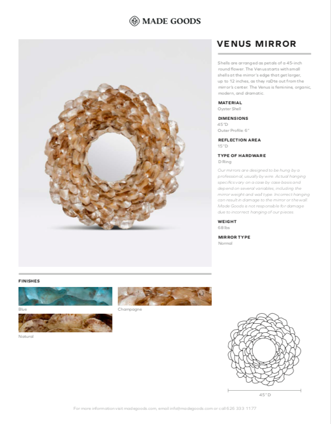 made goods venus tearsheet