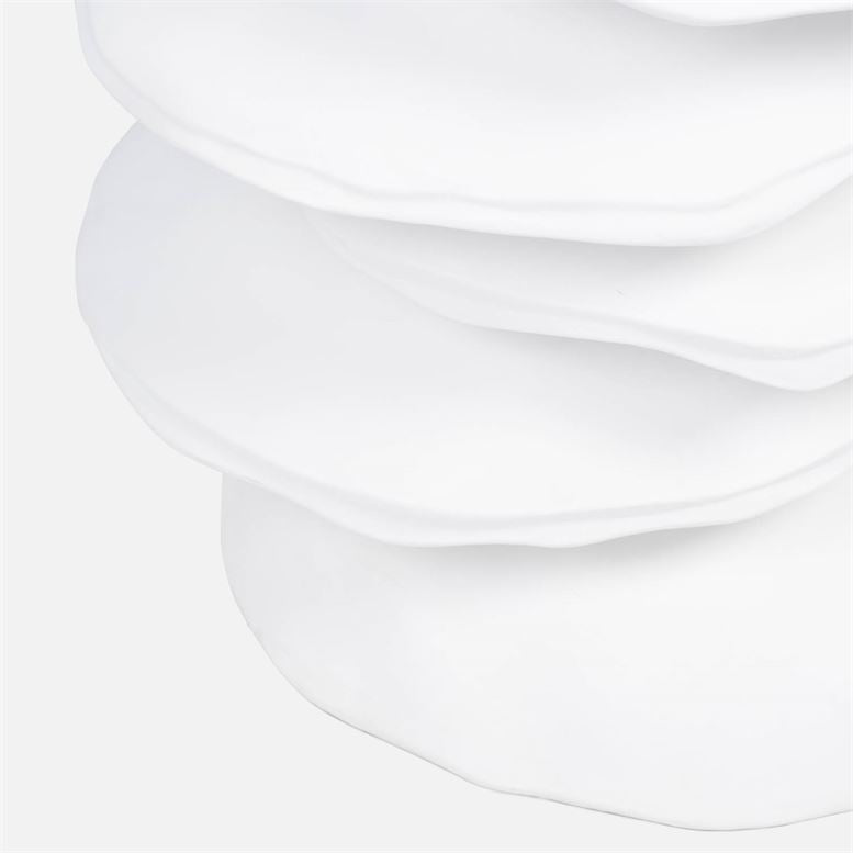 made goods zuri stool flat white resin detail