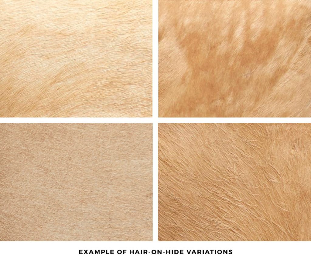 made goods essex stool beige hair on hide close up