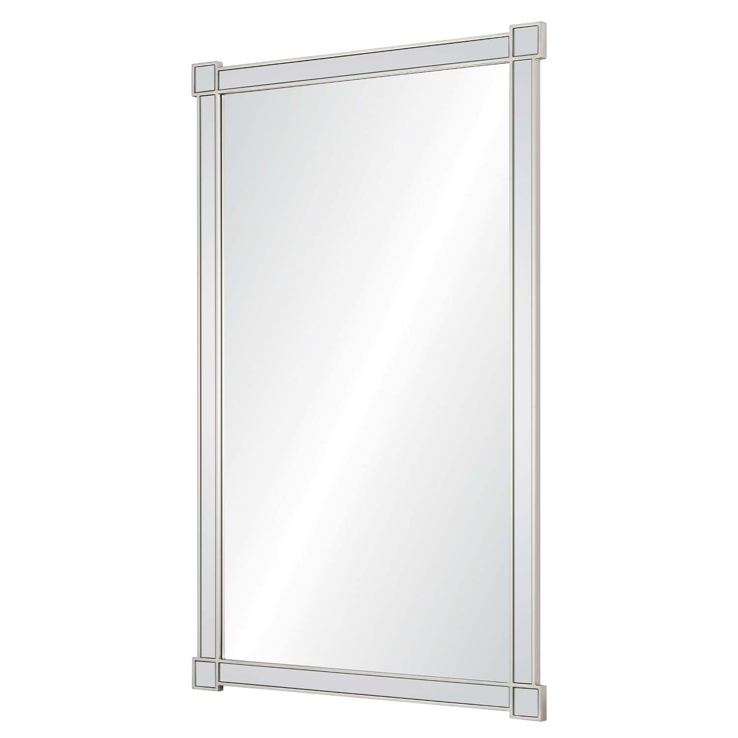 mirror home celerie kemble antique silver leaf mirror angle