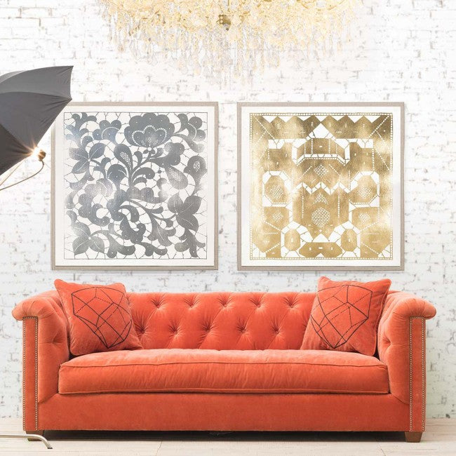 natural curiosities gilded lace artwork small roomview