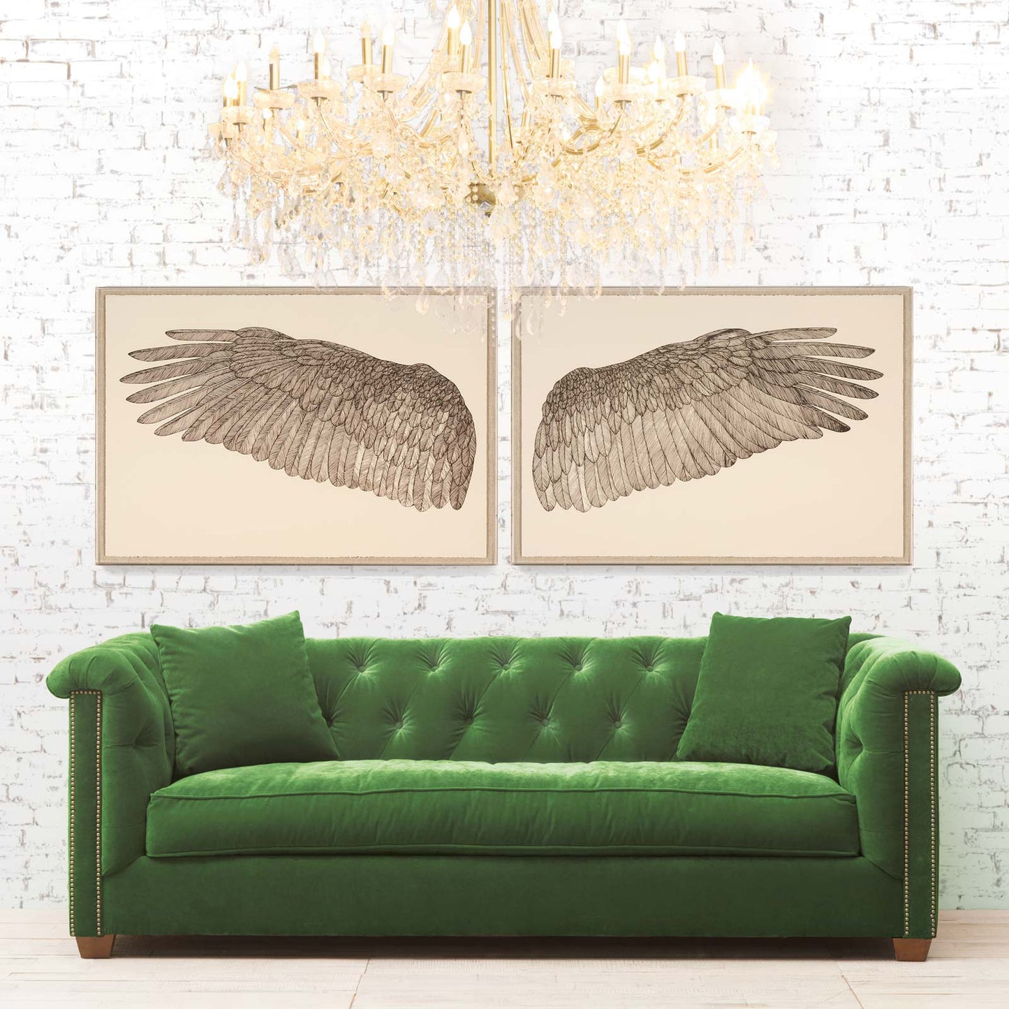 Natural Curiosities Wings of Love Right Artwork Room View
