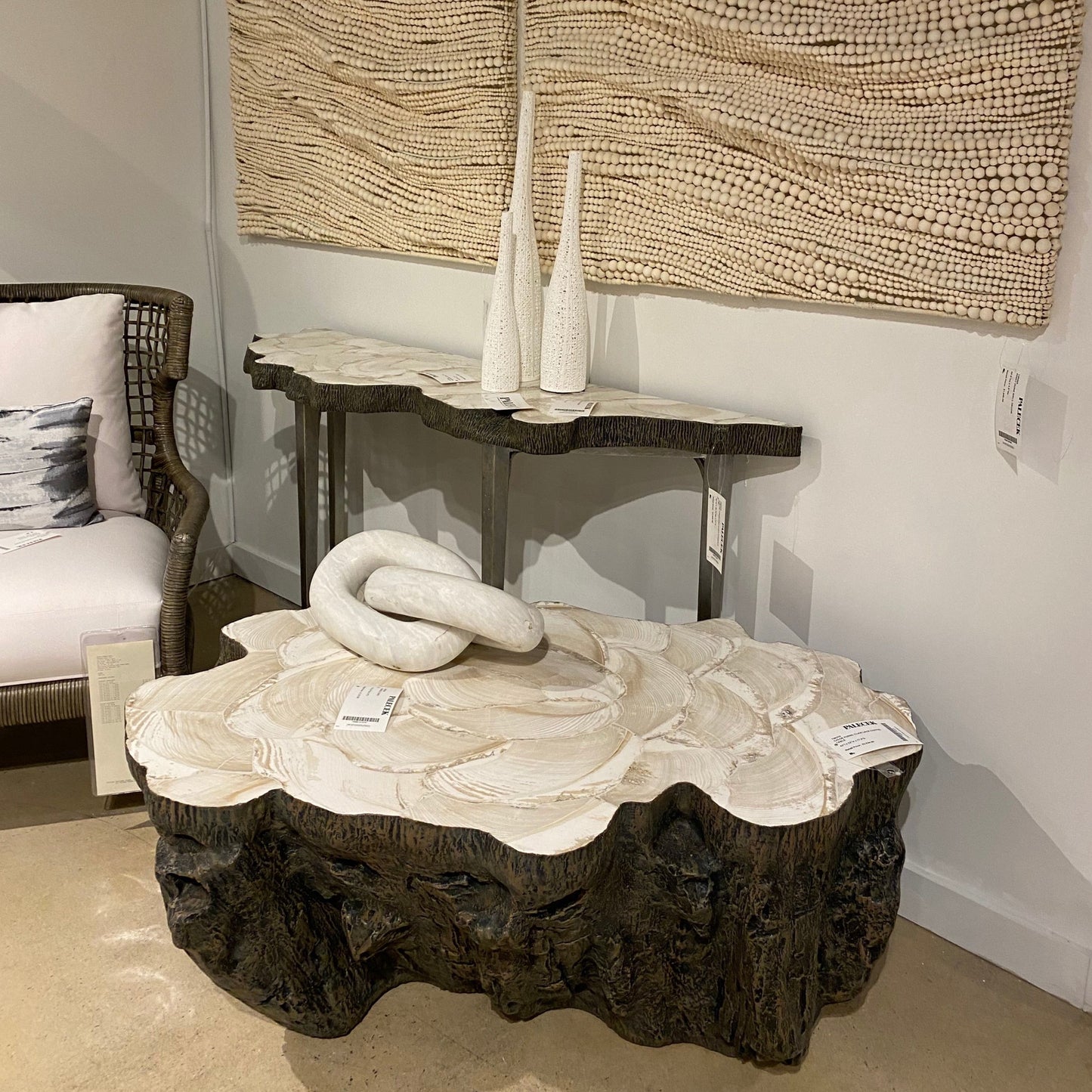 palecek chloe colletion styled at market