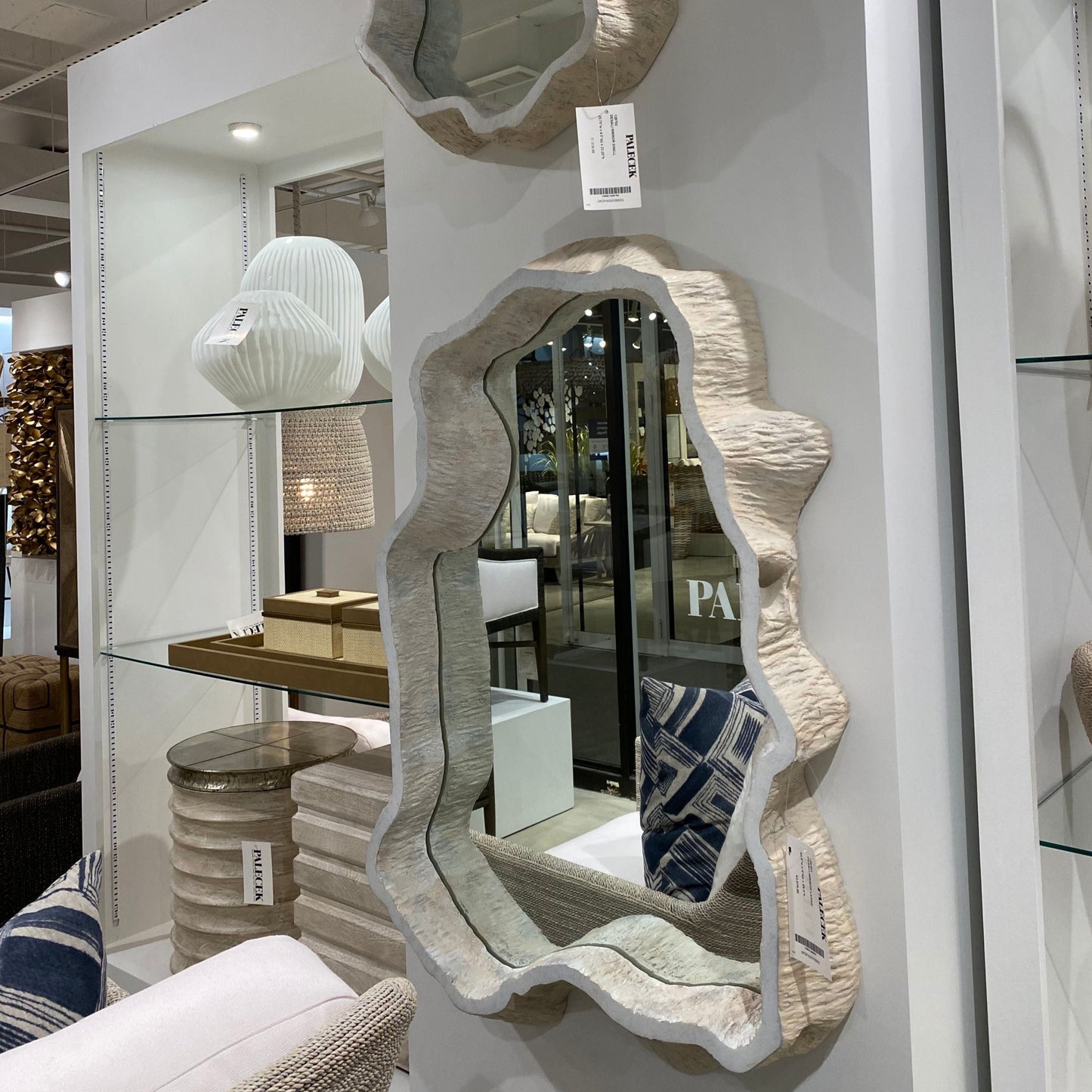 palecek denali small mirror small and large