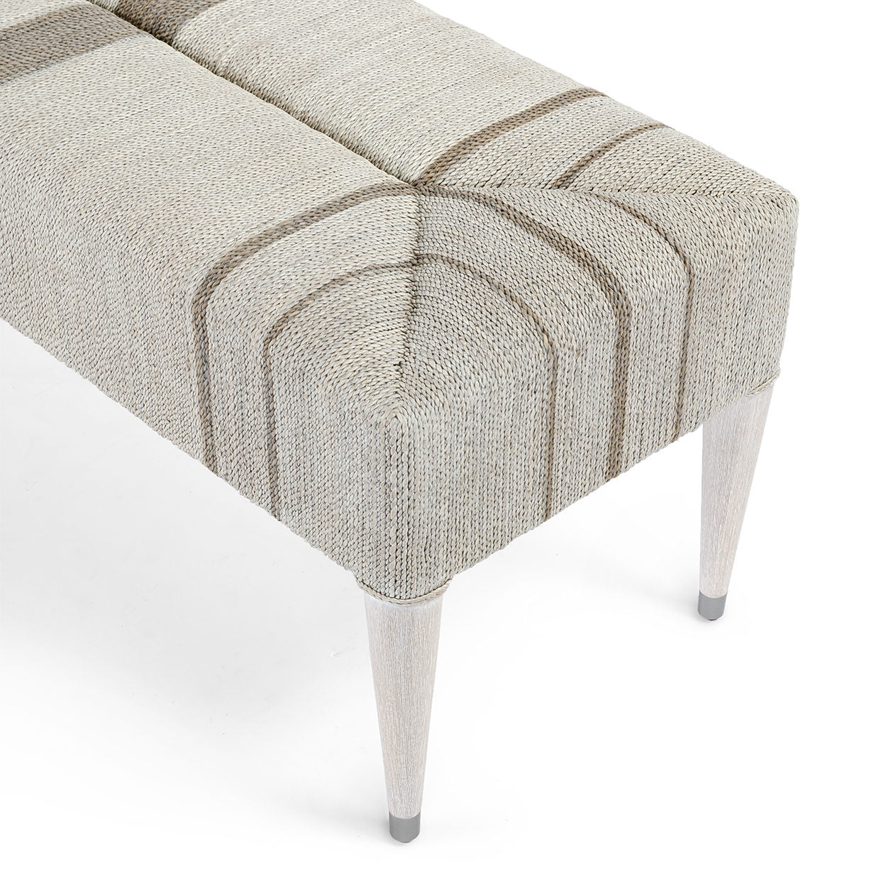 palecek fritz rope bench corner