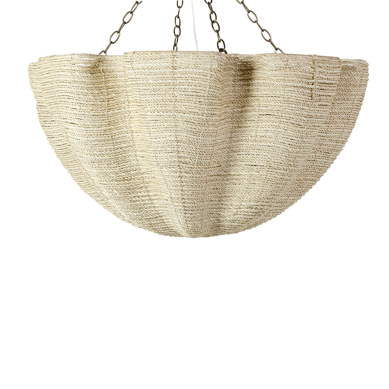 palecek isla chandelier detail