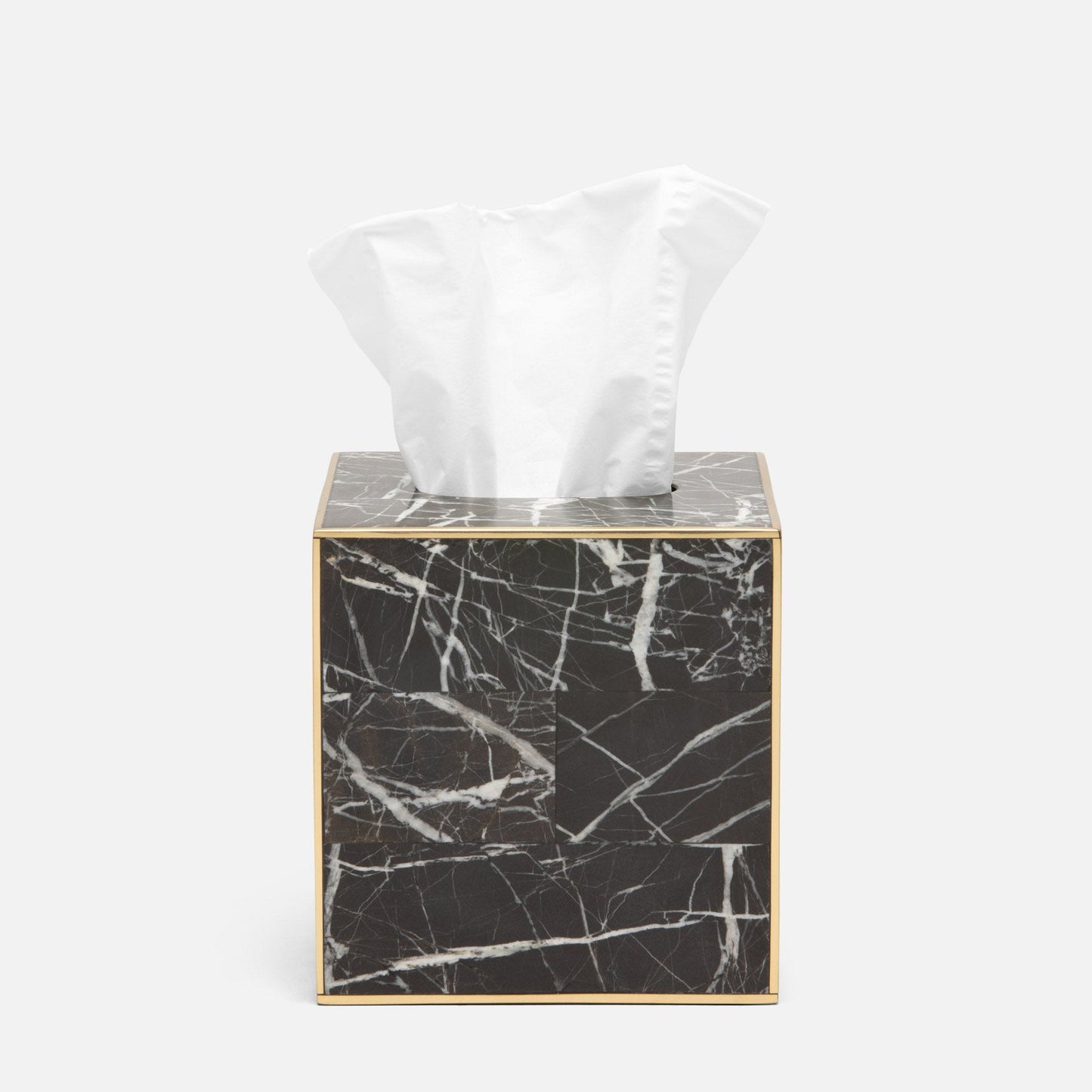 pigeon and poodle rhodes tissue box nero marble and brass