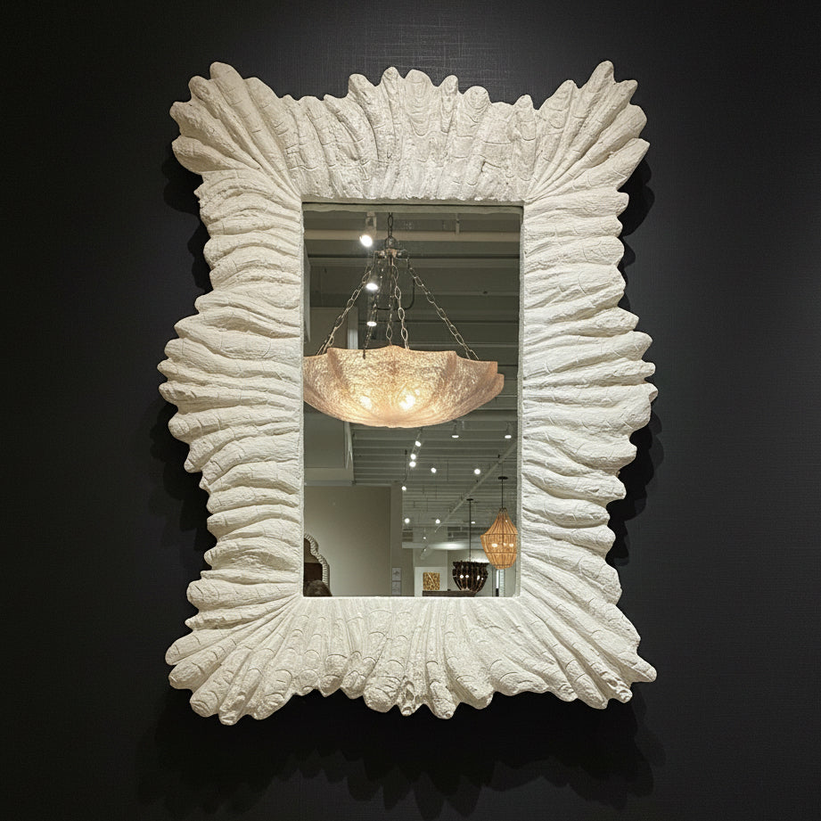 Sienna white mirror rectangle